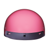 DOT Approved Daytona Skull Cap Half Shell Motorcycle Helmet - Beanie Style for Motorcycles, Cruisers, Scooters, and Mopeds - Hi-Gloss Pink