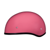 DOT Approved Daytona Skull Cap Half Shell Motorcycle Helmet - Beanie Style for Motorcycles, Cruisers, Scooters, and Mopeds W/O Visor- Hi-Gloss Pink
