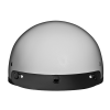 DOT Approved Daytona Skull Cap Half Shell Motorcycle Helmet - Beanie Style for Motorcycles, Cruisers, Scooters, and Mopeds - Pearl White
