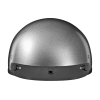 DOT Approved Daytona Skull Cap Half Shell Motorcycle Helmet - Beanie Style for Motorcycles, Cruisers, Scooters, and Mopeds - Silver Metallic