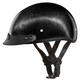 D.O.T. Daytona Skull Cap- Grey Carbon Fiber (size: L)