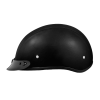 D.O.T. Daytona Skull Cap- Leather Covered