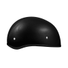 D.O.T. Daytona Skull Cap W/O Visor- Leather Covered