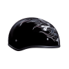 DOT Approved Daytona Motorcycle Half Face Helmet - Skull Cap Graphics for Men & Women, Scooters, ATVs, UTVs & Choppers - W/ Cross Bones
