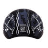 DOT Approved Daytona Motorcycle Half Face Helmet - Skull Cap Graphics for Men & Women, Scooters, ATVs, UTVs & Choppers - W/ Skull Chains