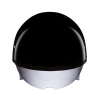D.O.T. Daytona Skull Cap W/ Inner Shield- Hi-Gloss Black