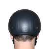 D.O.T. Daytona Skull Cap- Leather Covered