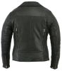 DS894 Women&#039;s Modern Longer Beltless Biker Jacket