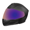 Daytona Glide Modular Motorcycle Helmet - DOT Approved, Bluetooth Ready, Dual Visor, Men/Women/Youth - Dull Black