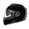 Daytona Glide Modular Motorcycle Helmet - DOT Approved, Bluetooth Ready, Dual Visor, Men/Women/Youth - Hi-Gloss Black
