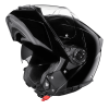 Daytona Glide Modular Motorcycle Helmet - DOT Approved, Bluetooth Ready, Dual Visor, Men/Women/Youth - Hi-Gloss Black