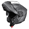 Daytona Glide Modular Motorcycle Helmet - DOT Approved, Bluetooth Ready, Dual Visor, Men/Women/Youth - Gun Metal Grey Metallic