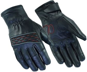 DS2426 Women's Cruiser Glove (Black / Red) (size: S)