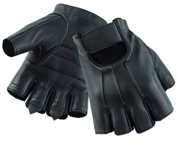 DS26 Men's Hardy Deer Skin Fingerless Glove (size: S)