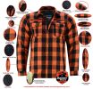 DS4675 Armored Flannel Shirt - Orange