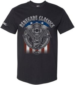 RC8012 RENEGADE CLASSICS FLAG TSHIRT (size: 5XL 2XL)
