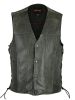 DS105V Men's Gray Single Back Panel Concealed Carry Vest