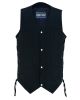 DM914TALL Men's Ten Pocket Denim Utility Vest - TALL