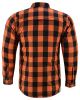 DS4675 Armored Flannel Shirt - Orange