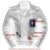 DS732 Men&#039;s Premium Classic Plain Side Police Style Jacket