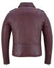 Rose Glow Women's Oxblood Fashion Leather Jacket