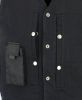 DM905BK Men's Single Back Panel Concealed Carry Denim Vest