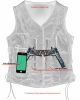 DS206 Women's Stylish Longer Body &frac34; Vest - Side Laces